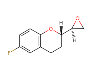 (±)-[1R*(R*)]-6-Fluoro-3,4-Dihydro-2-Oxiranyl -2H-1-Benzopyran OR (±) - [1R*(R*)]-6-Fluoro-2- oxiranyl- chroman OR (±)-(R*)-6-Fluoro- 2-[(R*)- oxiran-2-yl) chroman (ISOMER B) (±)-[1R*(R*)]-6-Fluoro-3,4-Dihydro-2-Oxiranyl -2H-1-Benzopyran OR (±) - [1R*(R*)]-6-Fluoro-2- oxiranyl- chroman OR (±)-(R*)-6-Fluoro- 2-[(R*)- oxiran-2-yl) chroman (ISOMER B)